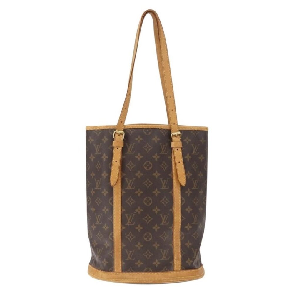 Authentic LOUIS VUITTON Monogram Bucket GM Shoulder Bag M42236 LV - Picture 5 of 16